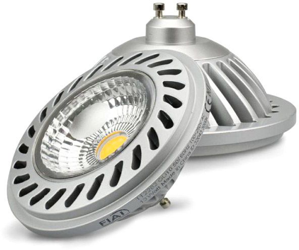 ISOLED ES111 GU10 COB Spot, 13W, 75°, warmweiß