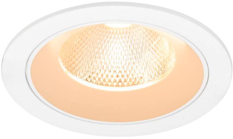 SLV NUMINOS® L, Deckeneinbauleuchte, 2700 K, 20°, IP20, rund, weiß