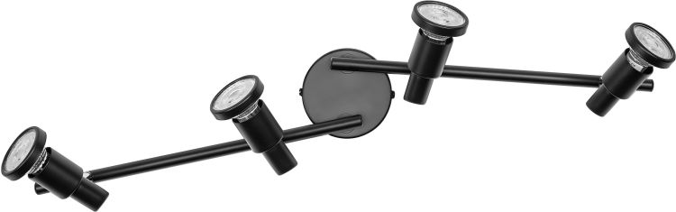 LEDVANCE LED-Spot GU10 Schwarz 4 x 3,4 W 927 DIM