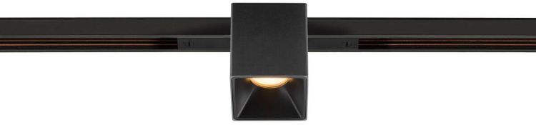 SLV FIXT-IT!, 48V, DALI, eckig, Standard track, Spot, 3000K, 6.6 W, 36°, schwarz / schwarz