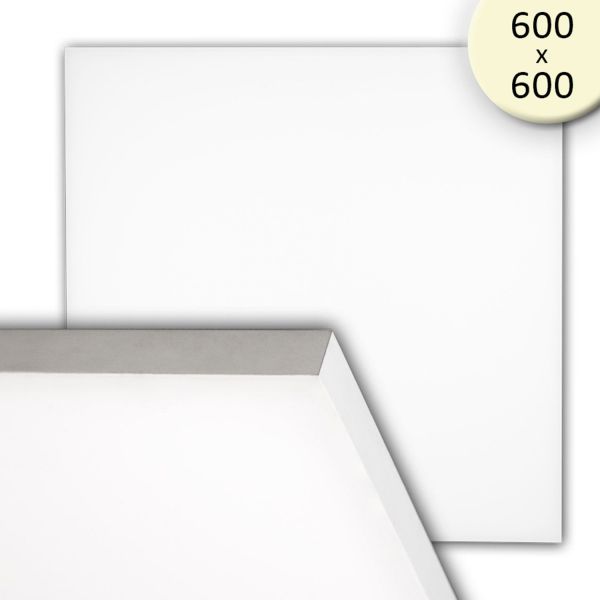 ISOLED LED Panel frameless, 600 diffus, 50W, warmweiß, 1-10V dimmbar