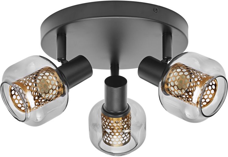 LEDVANCE Decor Spot Firefly 3 x 2,8 W E14 Schwarz