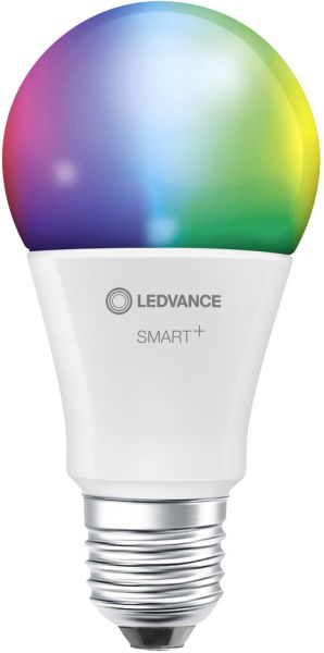 LEDVANCE Bluetooth SMART+ Classic LED Lampe RGBW mehrfarbig (ex 60W) 10W E27