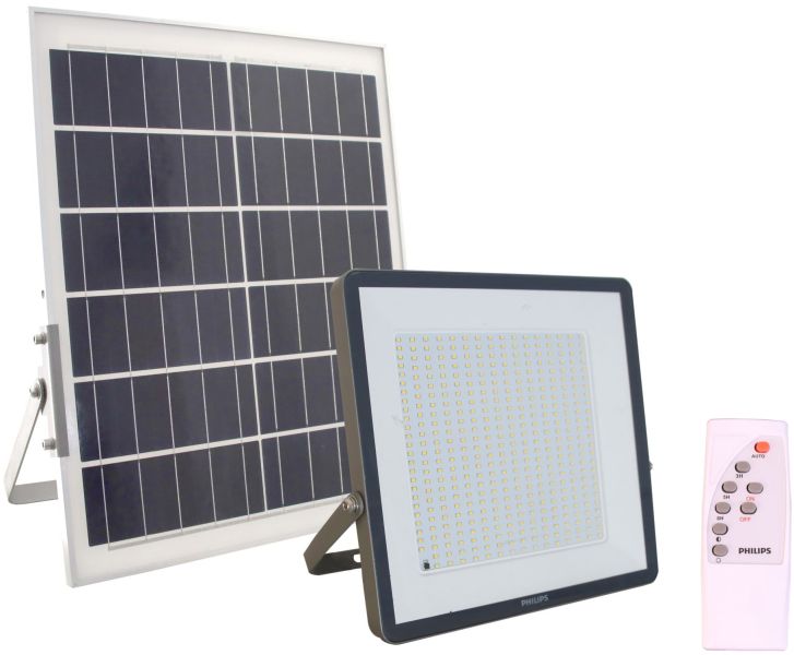PHILIPS LED-Flutlichtstrahler Solar, 20 W, 2800 lm, 4000 K, CRI80, IR-Fernbedienung, symmetrisch
