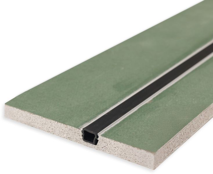 ISOLED Plaster 10 One Gipskarton-Feuchtraumplatte 12.5mm, mit Profileinsatz inkl. Schutzcover, 200cm