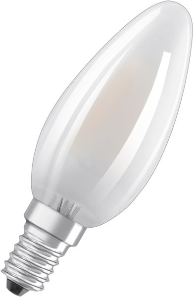 OSRAM LED Superstar Plus Classic B 25 Glühfaden DIM 2,2 W 927 matt E14