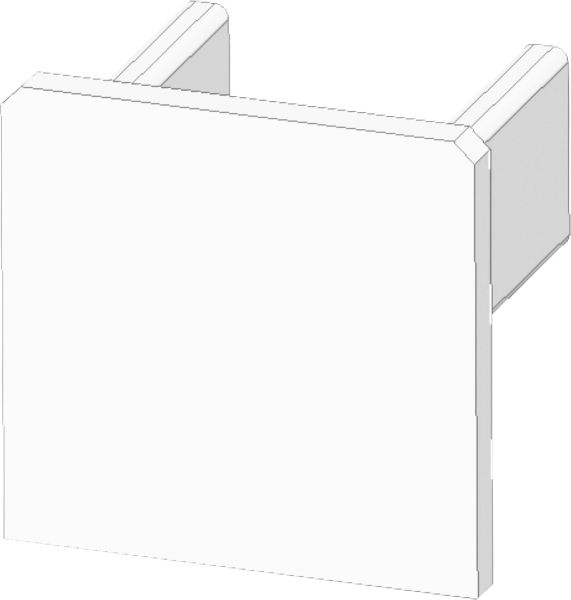 ISOLED Endkappe EC218 weiß für LED Fliesenprofil UP8