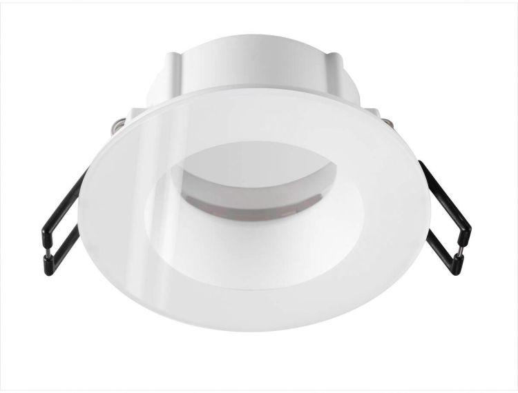 SLV NEW TRIA® 68, Deckeneinbauring, D: 8.3 H: 3.55 cm, IP 65, inkl. Glas, weiß