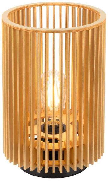 SLV WUD TL, E27, Tischleuchte, zylindrisch, 1 x max. 40 W, natur
