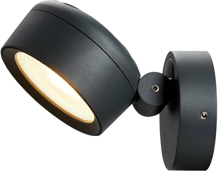SLV ESKINA SPOT, Outdoor Wand- und Deckenaufbauleuchte, anthrazit, 3000/40