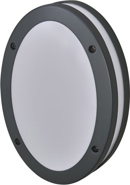 LEDVANCE Endura Classic E27 IP65 Orbi Wandleuchte Dunkelgrau