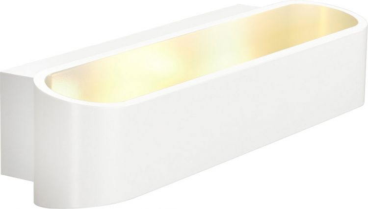 SLV ASSO LED 300 Wandleuchte, oval, weiss, 2x5W LED, 3000K