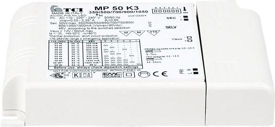 LED driver universal 25W - 50W Non-Dimmable 350-1050mA