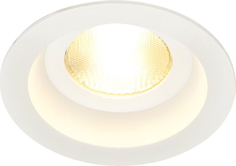 SLV CONTONE Downlight, rund, weiss, 13W LED, warmweiss, IP44