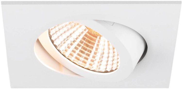 SLV NEW TRIA® 68, Deckeneinbauleuchte, 2700K, 38°, IP 20, quadratisch, weiß