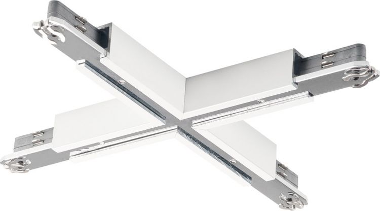 SLV X-VERBINDER für D-TRACK Hochvolt-Stromschiene 2Phasen, weiß