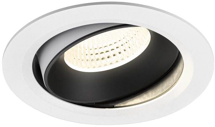 SLV NUMINOS® MOVE XL, Deckeneinbauleuchte weiß/schwarz 4000 K 55°