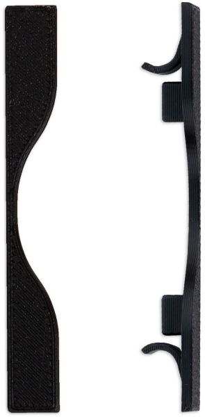 ISOLED Endkappe für Versa Wandprofil flach, 2 STK, schwarz