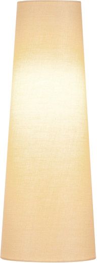 SLV FENDA Leuchtenschirm, konisch, beige, Ø/H 15/40 cm