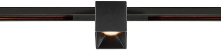 SLV FIXT-IT!, 48V, DALI, eckig, Standard track, Spot, 2700K, 6.6 W, 36°, schwarz / schwarz