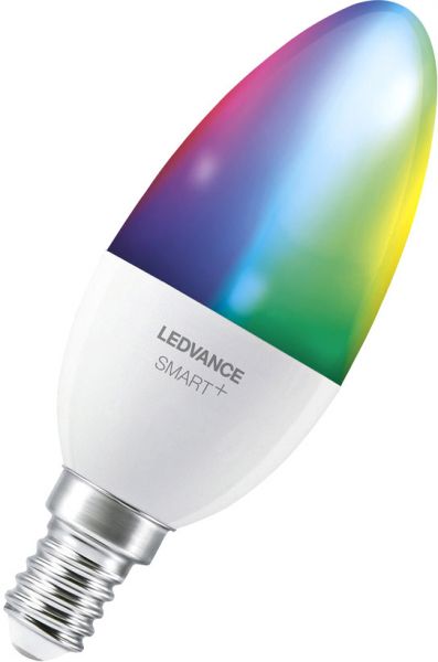 LEDVANCE Wifi SMART+ LED Lampe Kerze RGBW mehrfarbig (ex 40W) 5W / 2700-6500K E14 3er