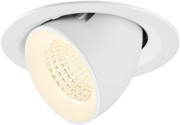 SLV NUMINOS® GIMBLE M, Deckeneinbauleuchte,, 4000 K, 55°, weiß