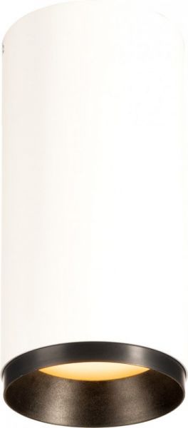 SLV NUMINOS® CL DALI M, Indoor, luminaria de superficie de techo led blanco/negro 2700 K 36 °