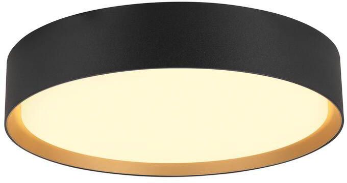 SLV DECONA 30 CL, PHASE, Deckenaufbauleuchte, rund, 3000/4000K, 17 W, schwarz / gold