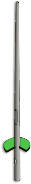ISOLED Lichtmast 10m, Zopfmaß 108mm
