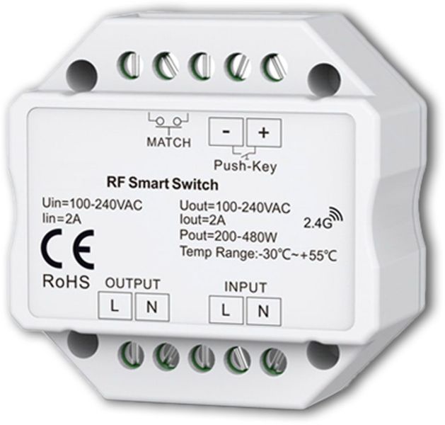 ISOLED Sys-Pro + Zigbee 3.0 Push/Funk Switch, 230V AC, 360 VA