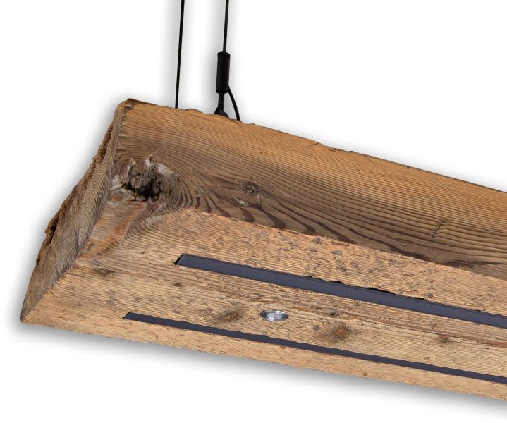 ISOLED LED ZILLACHTOL HOIZ Altholz Hängeleuchte 180cm - MUSTERARTIKEL