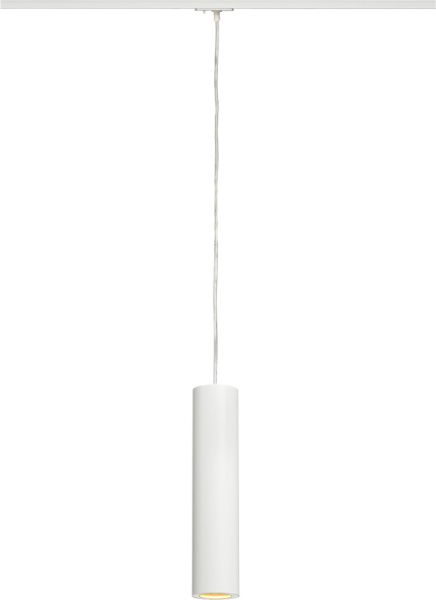 SLV ENOLA_B Pendelleuchte, PD-1, weiss, GU10, max. 50W, inkl. 1P.-Adapter