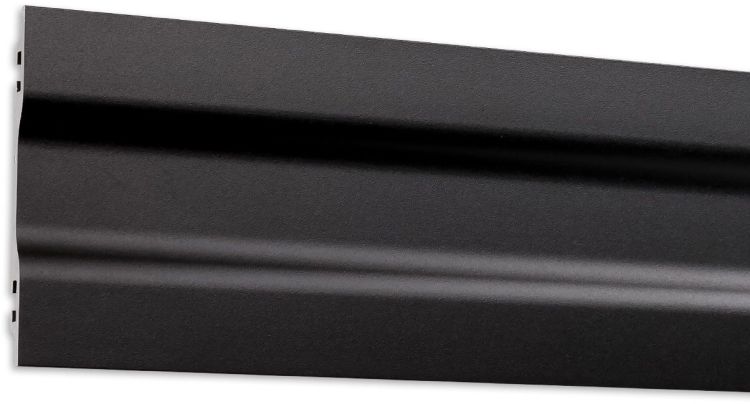 ISOLED Wandprofil Versa ultraflach schwarz, 200cm