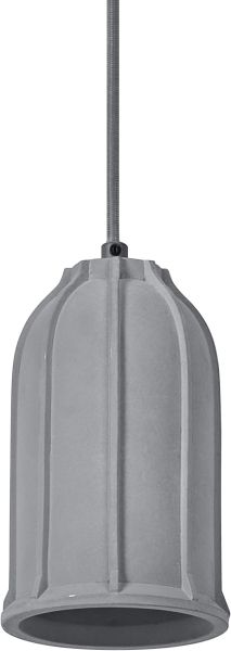 LEDVANCE Decor Beton-Sim-Pendelleuchte E27 Dunkelgrau