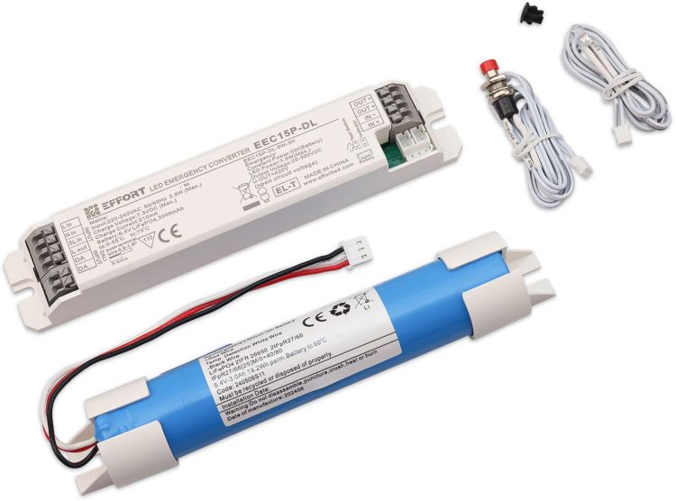 ISOLED Notstrom-Akkumodul LiFePO4 EL-T Selftest 3000mAh, 5W (20-300 V)