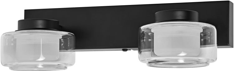 LEDVANCE Orbis Flame 2X5,5W Click CCT IP44 Schwarz