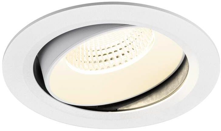 SLV NUMINOS® MOVE XL, Deckeneinbauleuchte, 4000 K, 55°, IP20, rund, weiß