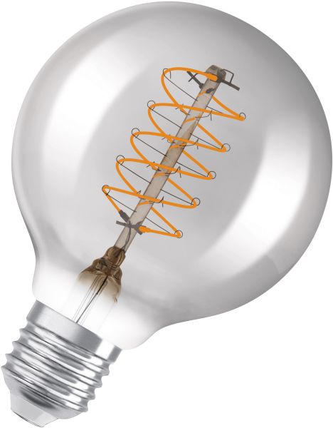 OSRAM Vintage 1906 Globe 80 30 Glühfaden DIM 7,8 W 818 Rauchglas E27