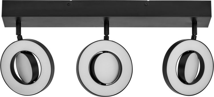 LEDVANCE Decor Spot Saturn CLICK-CCT Schwarz 3 Spot