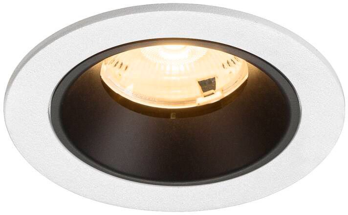 SLV NUMINOS® S, Deckeneinbauleuchte weiß/schwarz 3000 K 20°