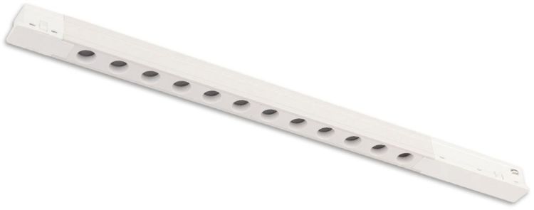 ISOLED Track48 Leuchte Mini Raster, weiß, 34cm, 12W, 36°, UGR
