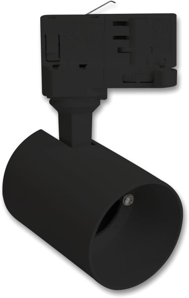 ISOLED 3-PH Schienen-Adapter Mini für GU10-Spots, schwarz matt