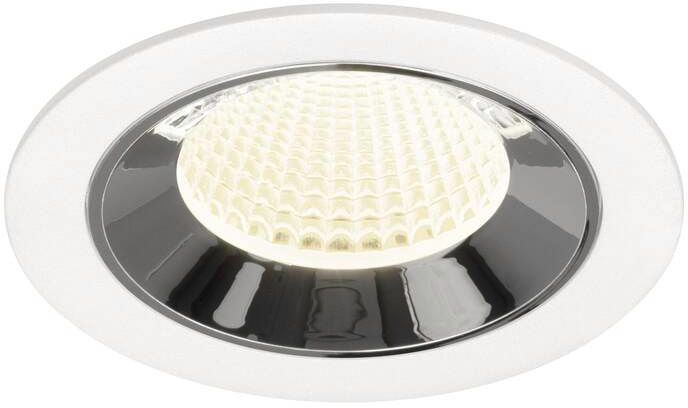 SLV NUMINOS® M, Deckeneinbauleuchte weiß/chrom 4000 K 40°