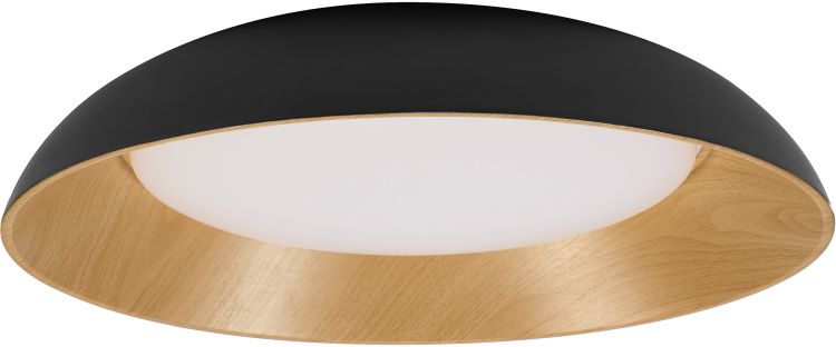 LEDVANCE Orbis Alva 505 mm 36 W 830 Click DIM Schwarz und Holzoptik