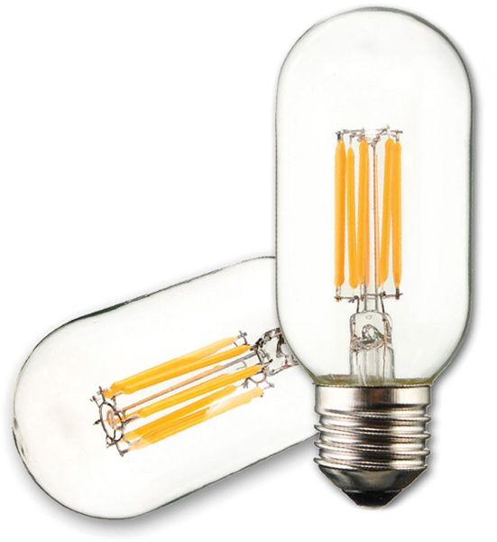 ISOLED E27 T30 Filament, 8W, 360°, warmweiß, dimmbar
