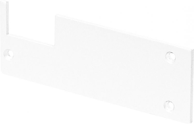 SLV ENDKAPPEN für GLENOS Profi-Wandträger-Profil, weiß matt, 2 Stück