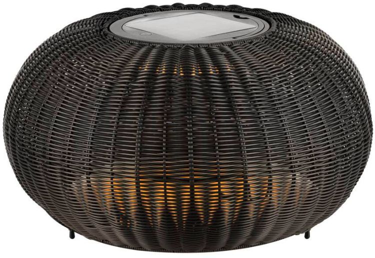 SLV ADEGAN, Outdoor Stehleuchte, flat, Solar, 2200 K, IP65, schwarz