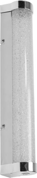LEDVANCE Orbis Röhren-Blasenglas 40 cm, klickbar, CCT-dimmbar, IP44, Chrom