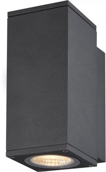 SLV ENOLA SQUARE S, single Outdoor, luminaria LED de montaje en pared, antracita