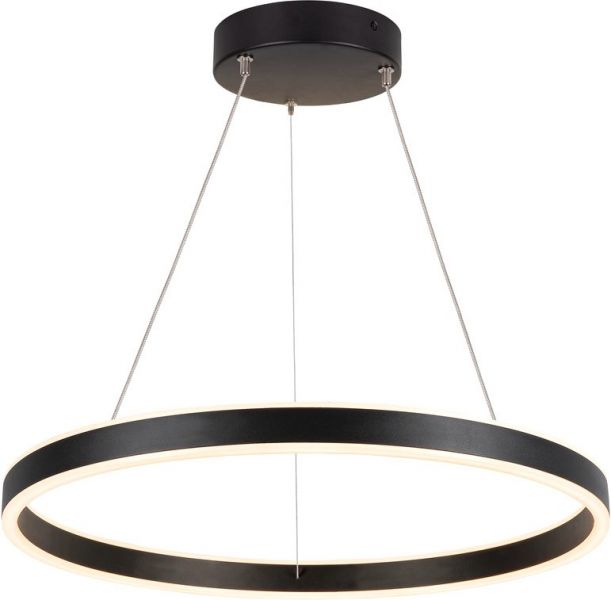 SLV ONE 60, suspension intérieure, up/down, noir, LED, 25W, 3000/4000K, interrupteur CCT
